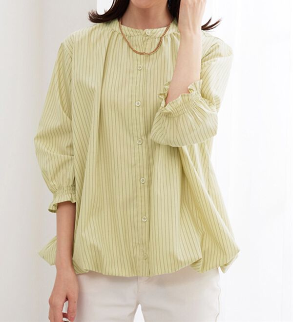 袖シャーリングバルーンブラウス - ベルーナ【公式】