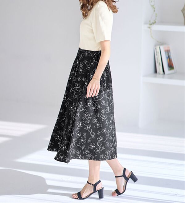 alotta（アロッタ）の「楽キレイ異素材ドッキングワンピース（ドッキングワンピース）」｜詳細画像