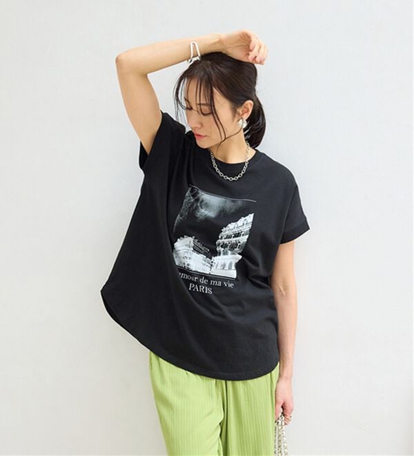 BELLUNA（ベルーナ）の「ひんやリッチコットン大人のゆったりドルマンＴシャツ（カットソー）」｜詳細画像