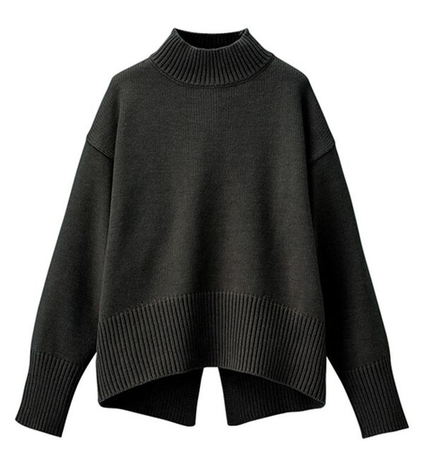 GeeRA（ジーラ）の「バックスリットニットトップス（ニット・セーター）」｜詳細画像