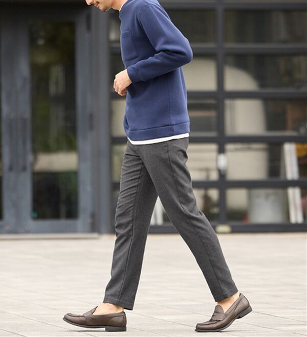 REMEN'S（リメンズ）の「起毛やわらかテーパードパンツ（メンズフルレングスパンツ）」｜詳細画像