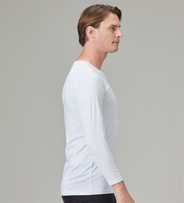 「【３枚組】＜フィラ＞ホットテック　柔らか裏起毛インナー（メンズ肌着・インナーウェア）」｜詳細画像