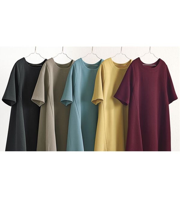 BELLUNA（ベルーナ）の「ひんやり！ポコポコエンボス素材－３ｋｇ見えチュニック（チュニック）」｜詳細画像