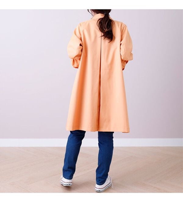 BELLUNA（ベルーナ）の「防風仕様ステンカラーコート（ロングコート）」｜詳細画像