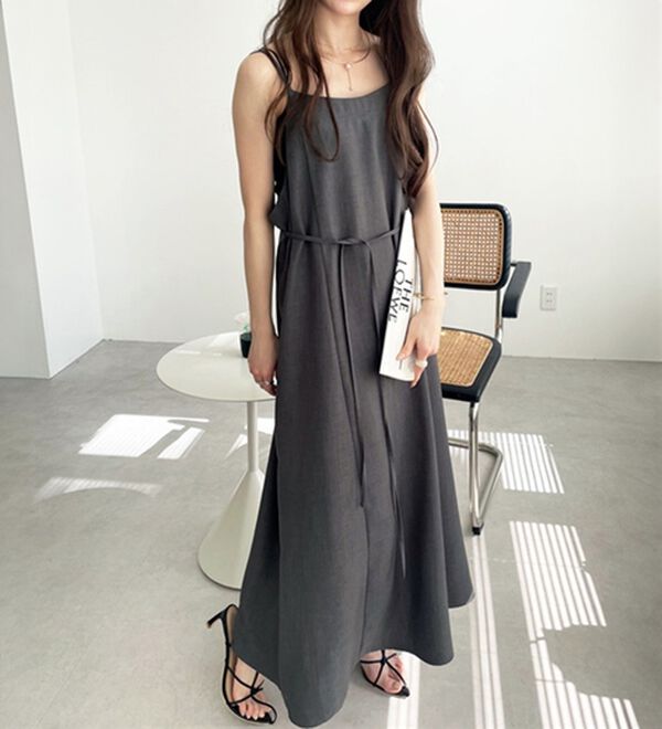 GeeRA（ジーラ）の「リネンライクロングキャミワンピース（その他ワンピース）」｜詳細画像