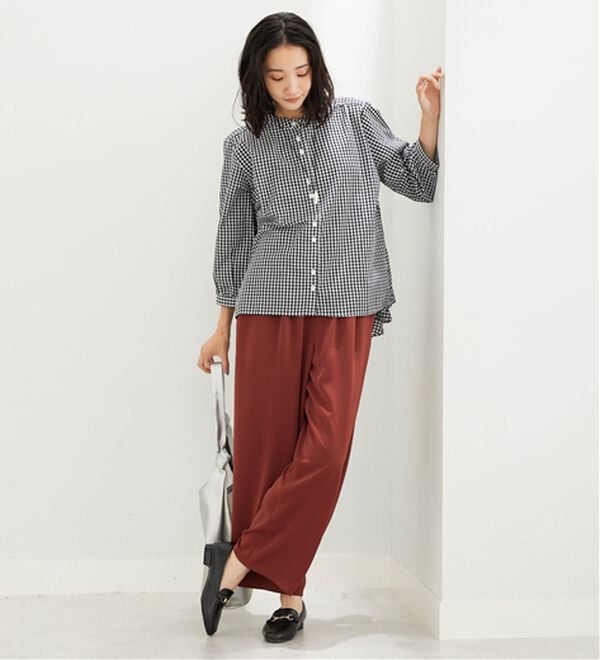 BELLUNA（ベルーナ）の「フランス綾ペプラムデザインチュニック（チュニック）」｜詳細画像