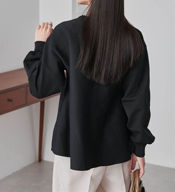 RANAN（ラナン）の「ペプラムチュニックカーデ（ニットカーディガン）」｜詳細画像