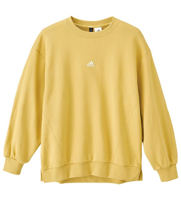 RANAN（ラナン）の「＜ａｄｉｄａｓ＞Ｗ　ＷＯＲＤ　クルースウェット（トレーナー・スウェット）」｜ベージュ