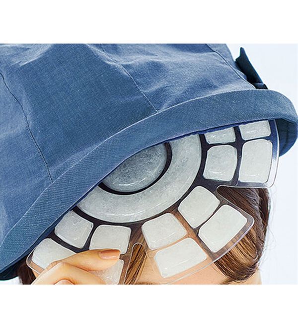 BELLUNA（ベルーナ）の「熱暑に！ヒンヤリクーラー内蔵クロッシェ（帽子）」｜詳細画像