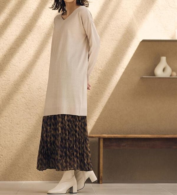 RANAN（ラナン）の「プリーツロングスカート（ロングスカート）」｜詳細画像