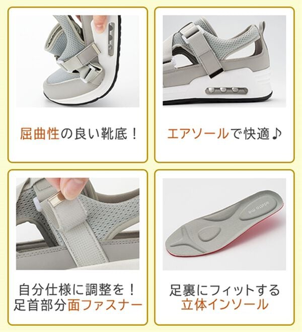 ルフラン（ルフラン）の「４Ｅ涼しげ美脚スニーカーサンダル（スニーカー）」｜詳細画像