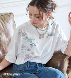 「＜Ｄｉｓｎｅｙ＞綿混素材ゆるっとＴシャツ（カットソー）」｜詳細画像