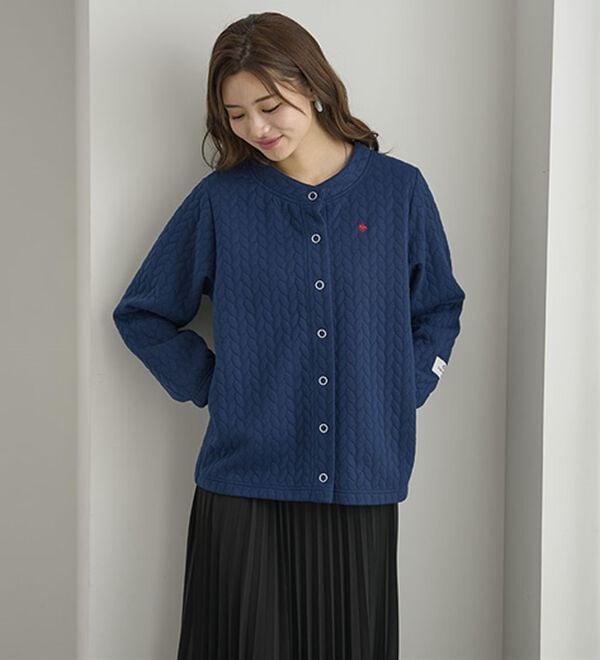 BELLUNA（ベルーナ）の「【ＰＯＬＯ　ＢＣＳ】ジャカード素材カーディガン（その他カーディガン）」｜詳細画像