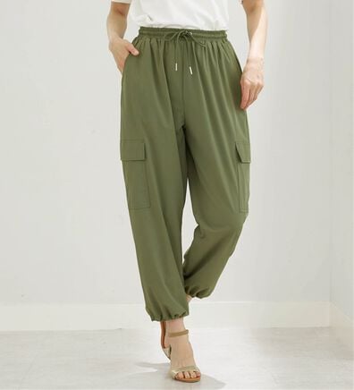 BELLUNA（ベルーナ）の「ヒンヤリ爽快！ドロスト使いカーゴパンツ（その他パンツ）」