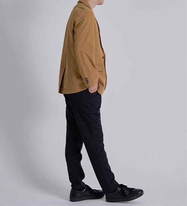 「＜ダンロップ・リファインド＞さらっと軽快サッカーテーラード（メンズジャケット）」｜詳細画像