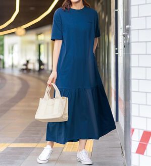 BELLUNA（ベルーナ）の「【ｃｈａｍｐｉｏｎ】ギャザーワンピース【UNDOVE】（その他ワンピース）」｜詳細画像