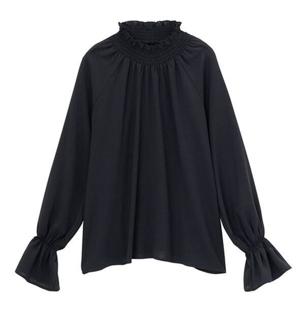 RANAN（ラナン）の「シャーリングハイネックキャンディーブラウス（ブラウス）」｜詳細画像