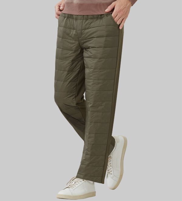 「＜コムルヴァン・オム＞すっきり暖かダウンパンツ（メンズフルレングスパンツ）」｜詳細画像
