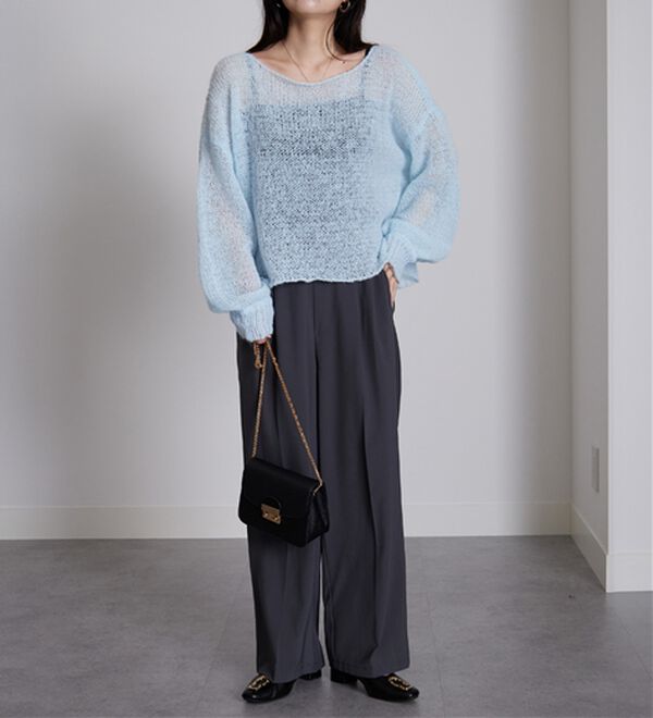 RANAN（ラナン）の「モヘアライクローゲージニット（ニット・セーター）」｜詳細画像
