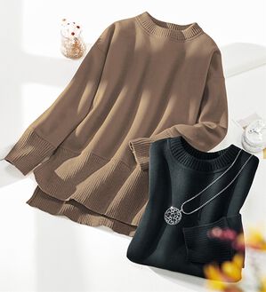 ルフラン（ルフラン）の「【２色組】異素材切替プルオーバー＜タリエル＞（カットソー）」｜詳細画像