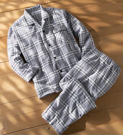 「＜コムルヴァン・オム・ウェルネス＞綿１００％腰ラクパジャマ（メンズルームウェア）」