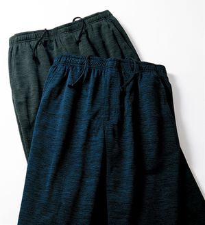 「【２本組】アクティブジョガーパンツ（メンズフルレングスパンツ）」｜2本組