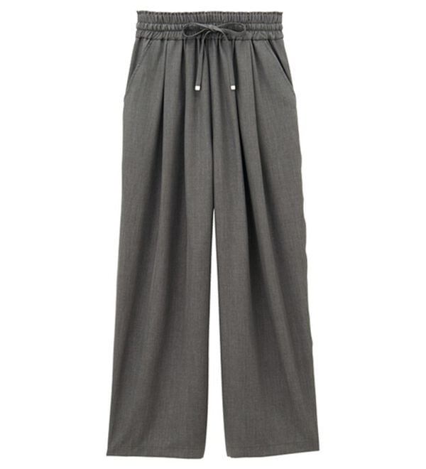 GeeRA（ジーラ）の「【体型カバー】上品なのにラクちんワイドパンツ（フルレングスパンツ）」｜詳細画像