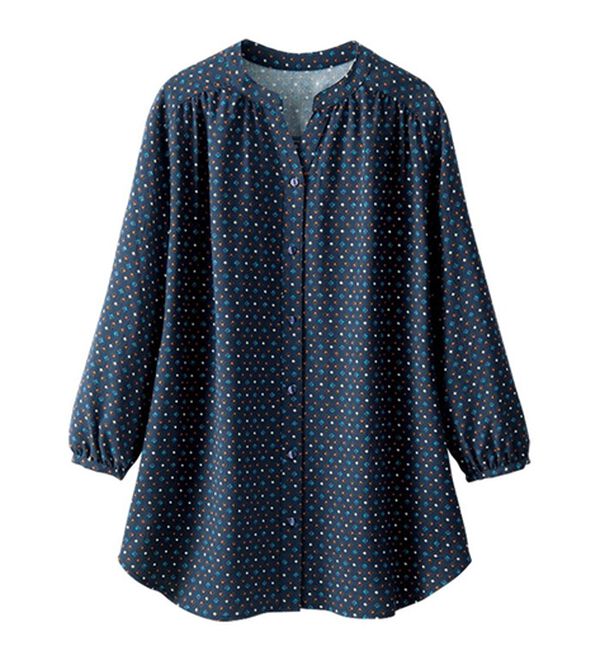 BELLUNA（ベルーナ）の「レーヨン素材ギャザーデザインブラウス（ブラウス）」｜詳細画像