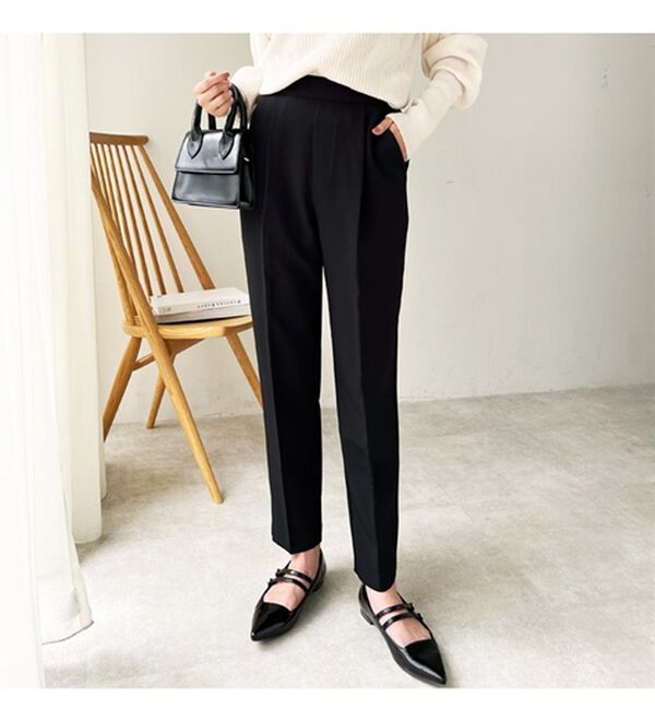 GeeRA（ジーラ）の「美脚きれい魅せ！テーパードパンツ（フルレングスパンツ）」｜詳細画像