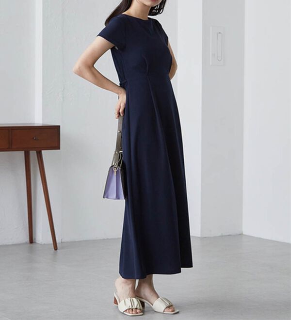 RANAN（ラナン）の「上品見えバックギャザーワンピース（その他ワンピース）」｜詳細画像