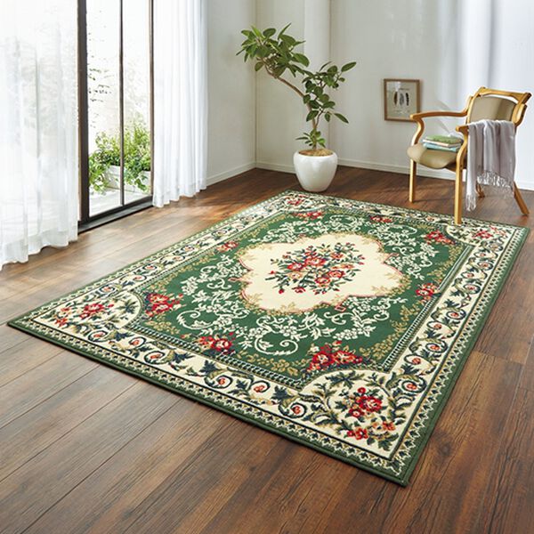 「２柄３色から選べる！お買得ウィルトン織カーペット（カーペット）」｜詳細画像