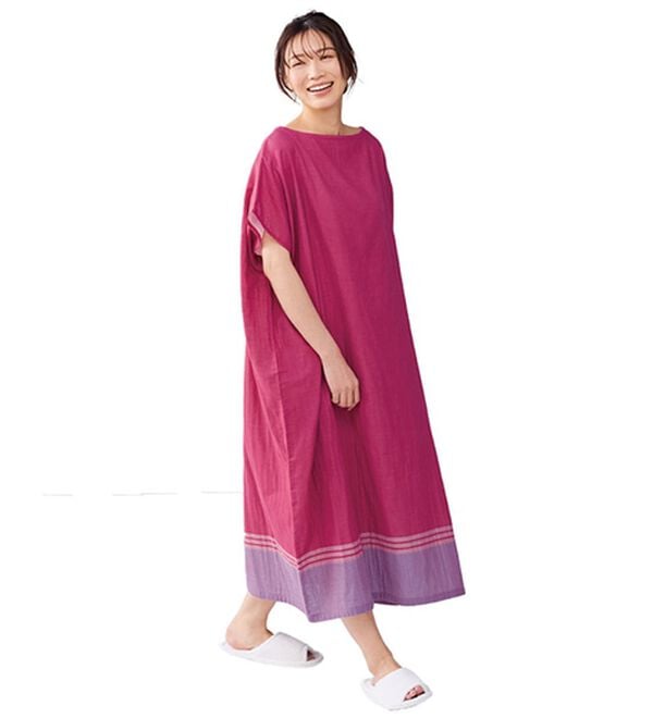 LAVIENNE（ラヴィエンヌ）の「【２枚組】着るタオルワンピース（パジャマ・ルームウェア）」｜詳細画像