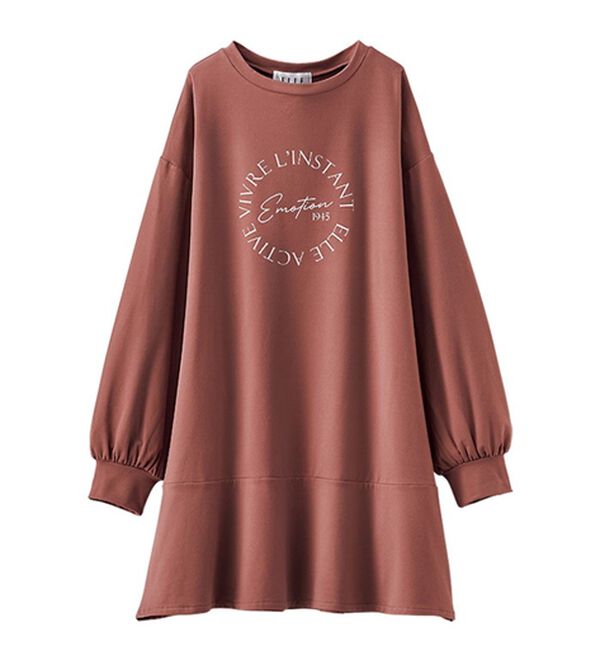 BELLUNA（ベルーナ）の「＜ＥＬＬＥ　Ａｃｔｉｖｅ＞なめらか裏起毛セットアップ（セットアップ）」｜詳細画像