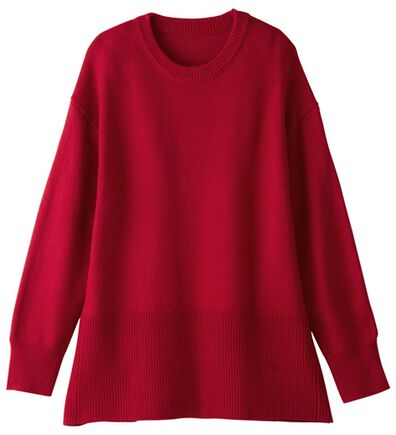 alotta（アロッタ）の「裾リブ切替ゆるニットチュニック（チュニック）」