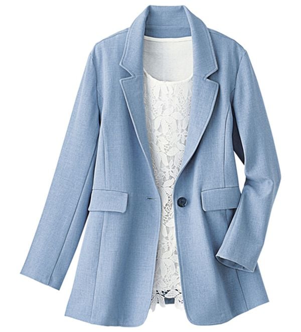 BELLUNA（ベルーナ）の「＜楽スタフィット＞テーラードジャケット（テーラードジャケット）」｜詳細画像