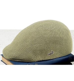 「＜クロコダイル＞ムレにくく快適！サーモニットハット（メンズ帽子）」｜ハンチングカーキ