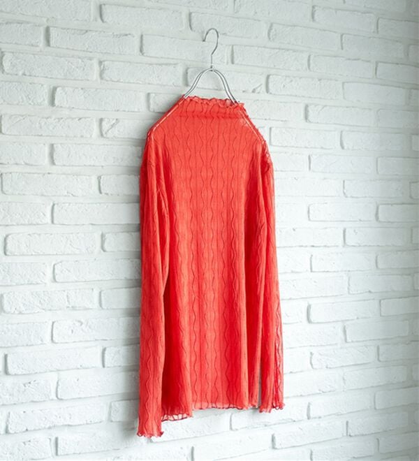 BELLUNA（ベルーナ）の「波柄立体ジャカードシアーインナー（カットソー）」｜詳細画像