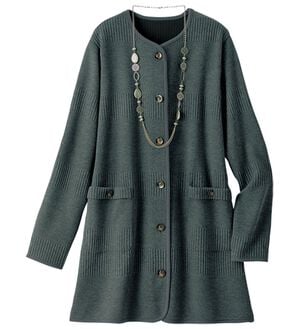 ルフラン（ルフラン）の「今の季節にちょうどいい！羽織り（その他ジャケット）」｜チャコール