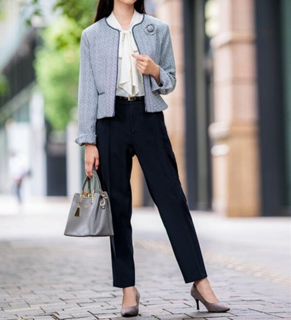 GeeRA（ジーラ）の「【入卒式/セレモニー】ツイード着回し５点セットスーツ　２ジャケット＆パンツ＆ワンピ（その他スーツ）」｜詳細画像