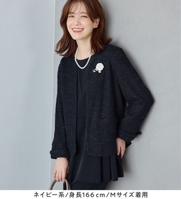 Viola e Viola（ヴィオラ エ ヴィオラ）の「【３点セット】着回し自在快適セットアップスーツ（パンツスーツ）」｜詳細画像