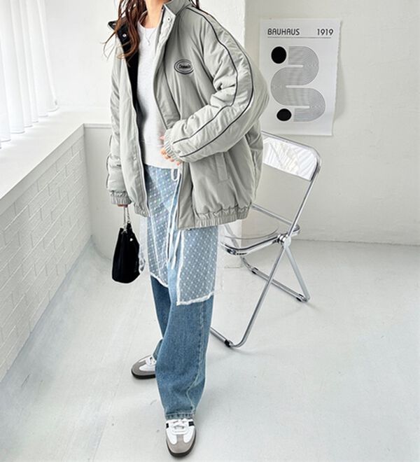 GeeRA（ジーラ）の「パディングラインブルゾン（ブルゾン）」｜詳細画像