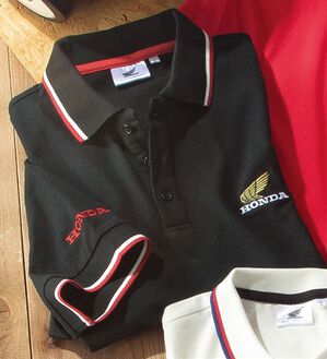 「＜ＨＯＮＤＡ＞ドライ鹿の子ポロシャツ（メンズポロシャツ）」｜ブラック