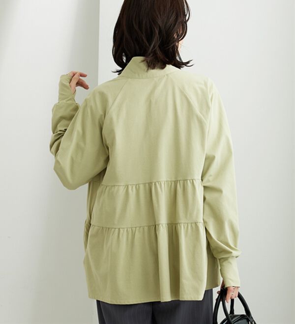 BELLUNA（ベルーナ）の「ティアードデザインラッシュガードＵＶ対策ジャケット（パーカー）」｜詳細画像