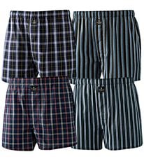 「【４枚組】＜デービッド　ヒックス＞紳士のトランクス（メンズトランクス）」