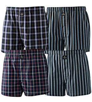 「【４枚組】＜デービッド　ヒックス＞紳士のトランクス（メンズトランクス）」｜詳細画像