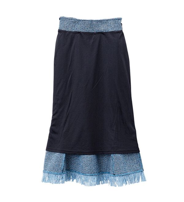 RANAN（ラナン）の「フリンジツイードマーメイドスカート（ロングスカート）」｜詳細画像