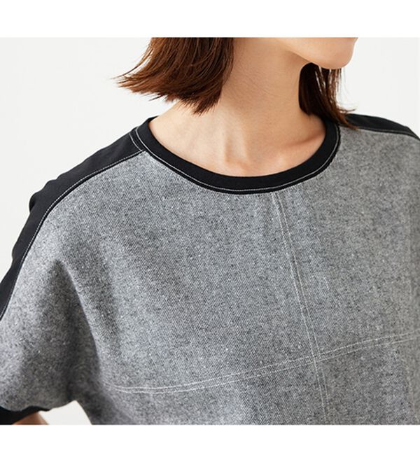 BELLUNA（ベルーナ）の「ステッチデザイン切替プルオーバー（カットソー）」｜詳細画像