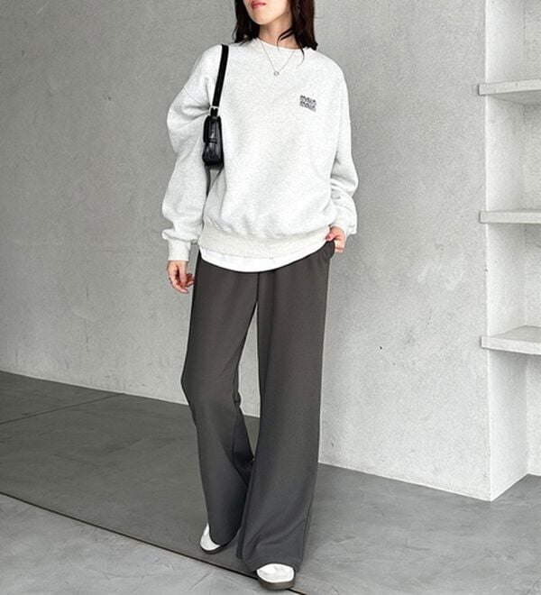 GeeRA（ジーラ）の「美脚見えカーブフレアパンツ（フルレングスパンツ）」｜詳細画像