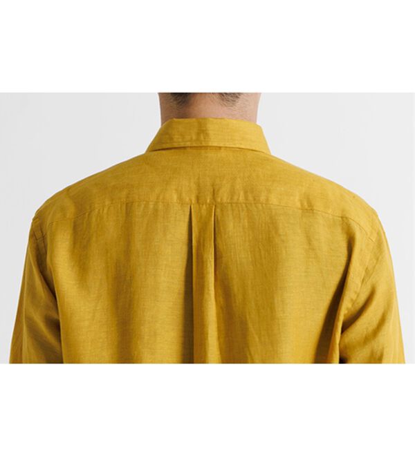 「＜コムルヴァン・オム＞大人のフレンチリネン１００％シャツ（メンズシャツ）」｜詳細画像