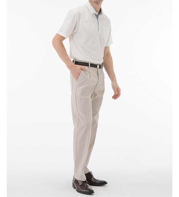 「＜パトリチオ　フランチェスカ＞ラクしてきちんと涼感サッカーポロシャツ（メンズポロシャツ）」｜詳細画像